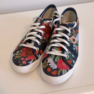 Keds x Rifle Paper Company Wildrose Navy Kickstart sneaker